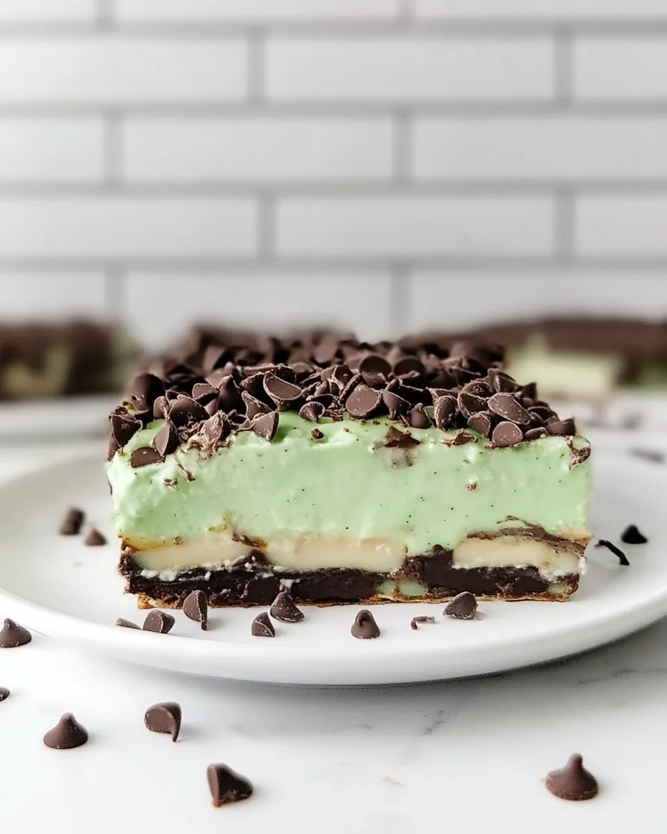Classic Chocolate Mint Lasagna image