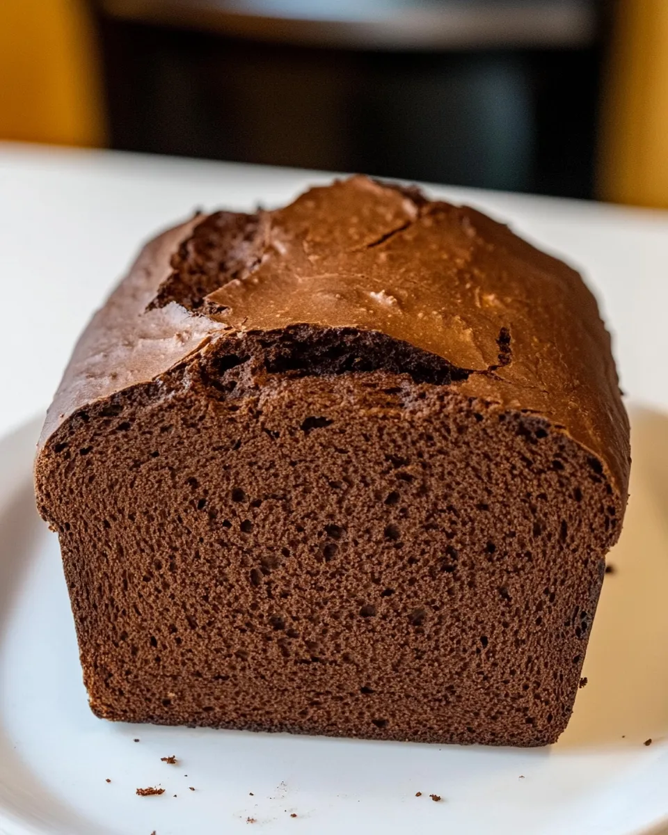 Homemade Chocolate Yeast Bread Recipe (Sandwich Loaf) photo
