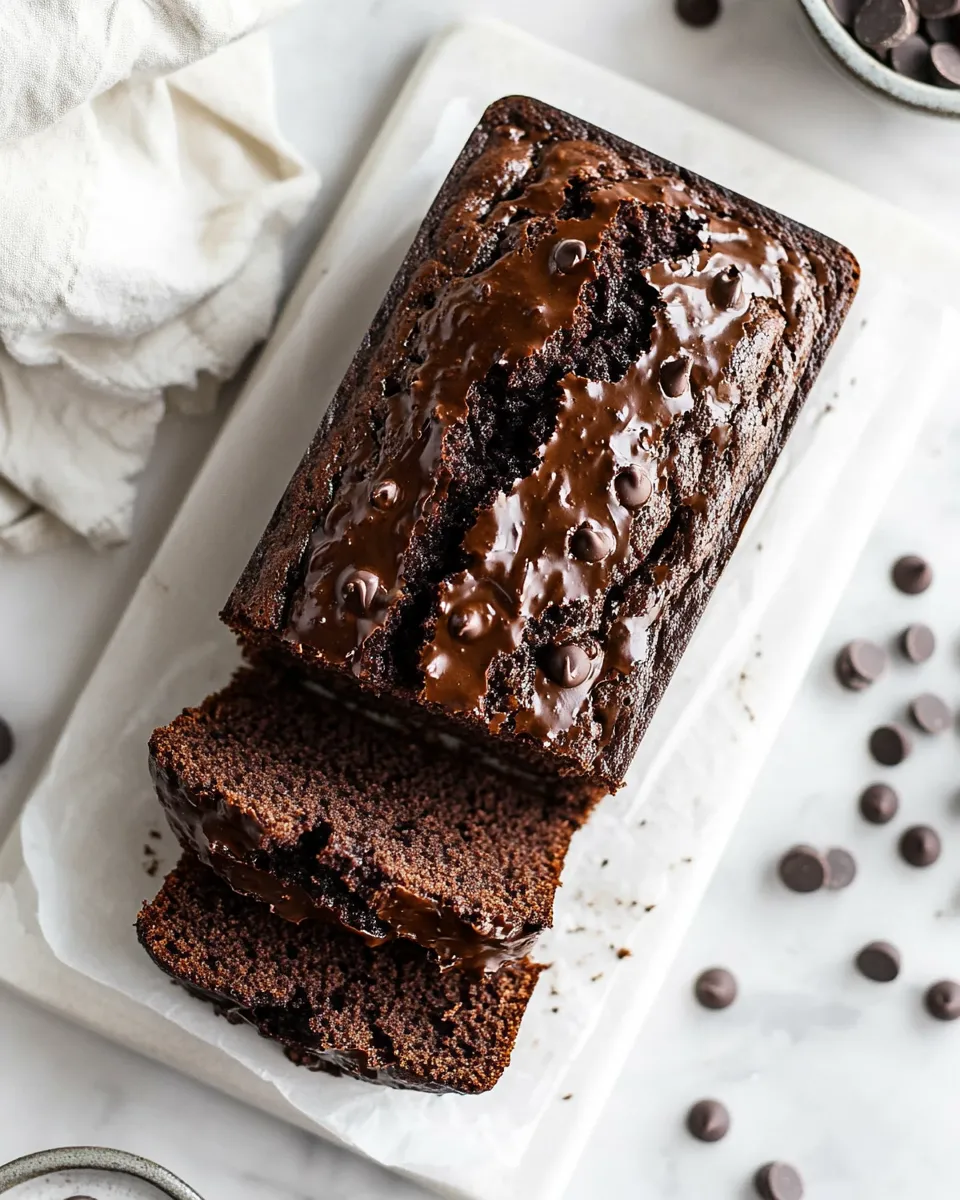 Delicious Chocolate Zucchini Bread shot