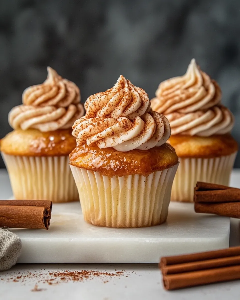 Homemade Churro Cupcakes photo