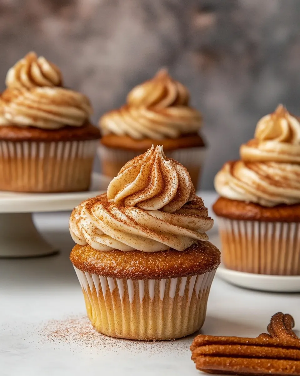 Delicious Churro Cupcakes shot
