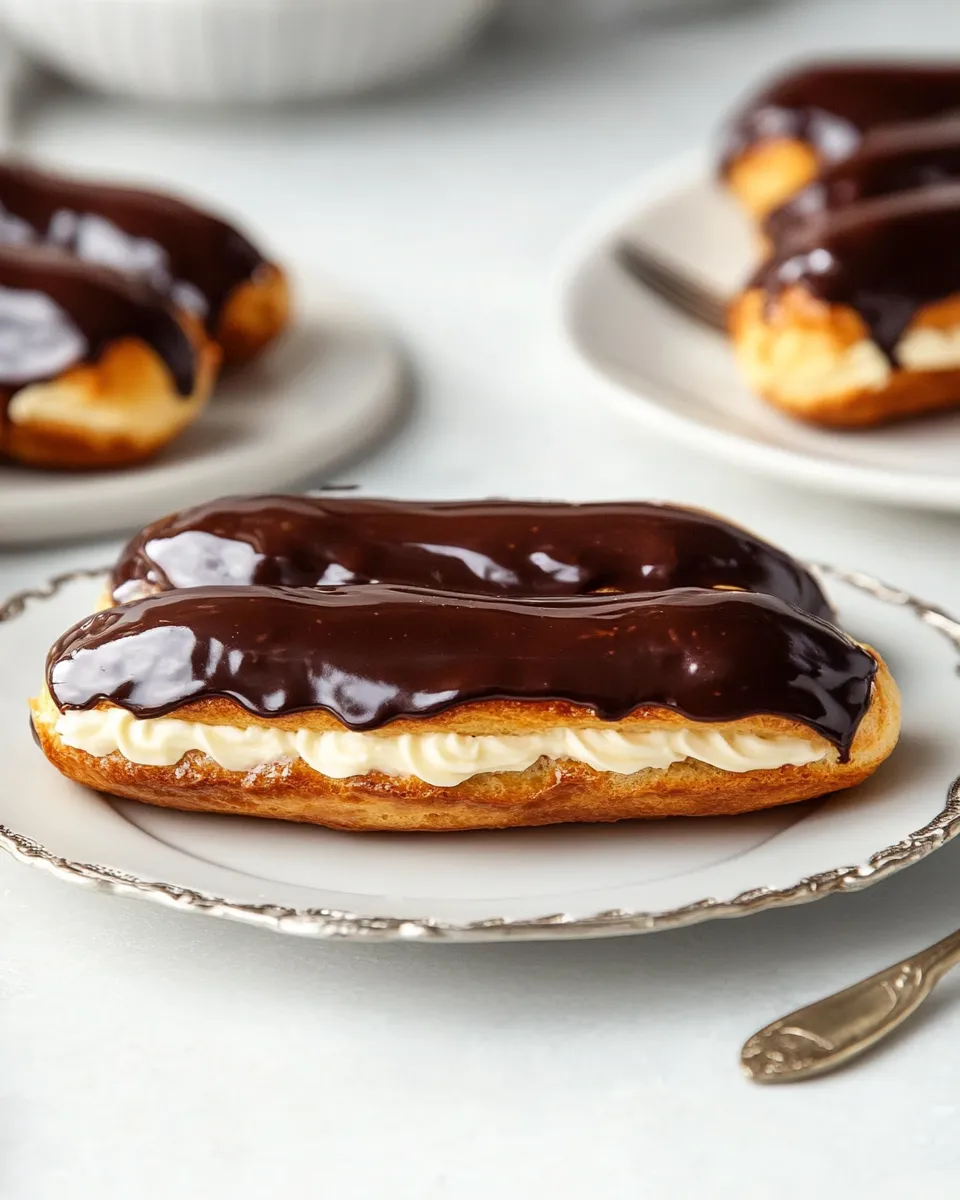 Easy Classic Chocolate Eclairs image