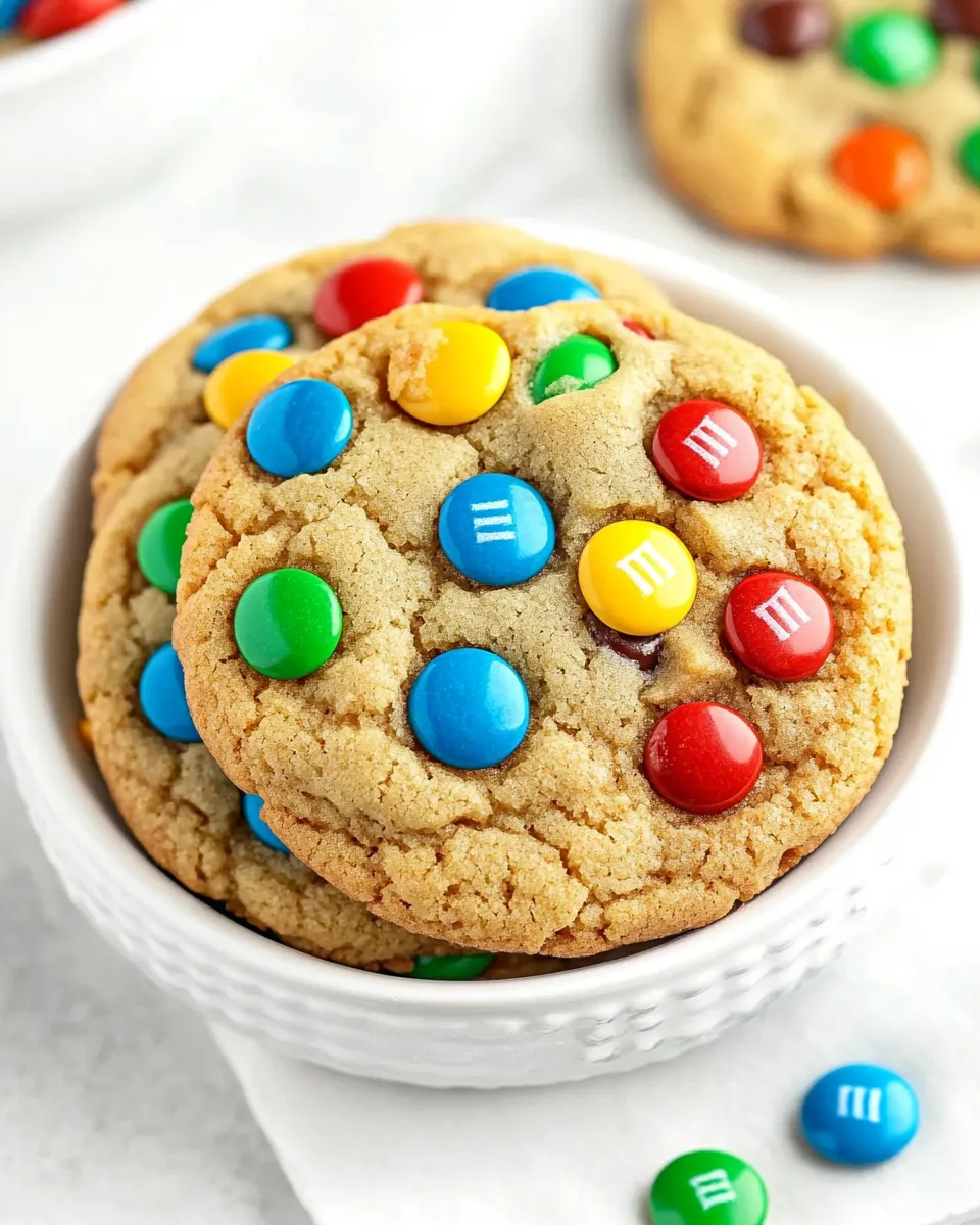 Homemade Classic M & M Cookies photo