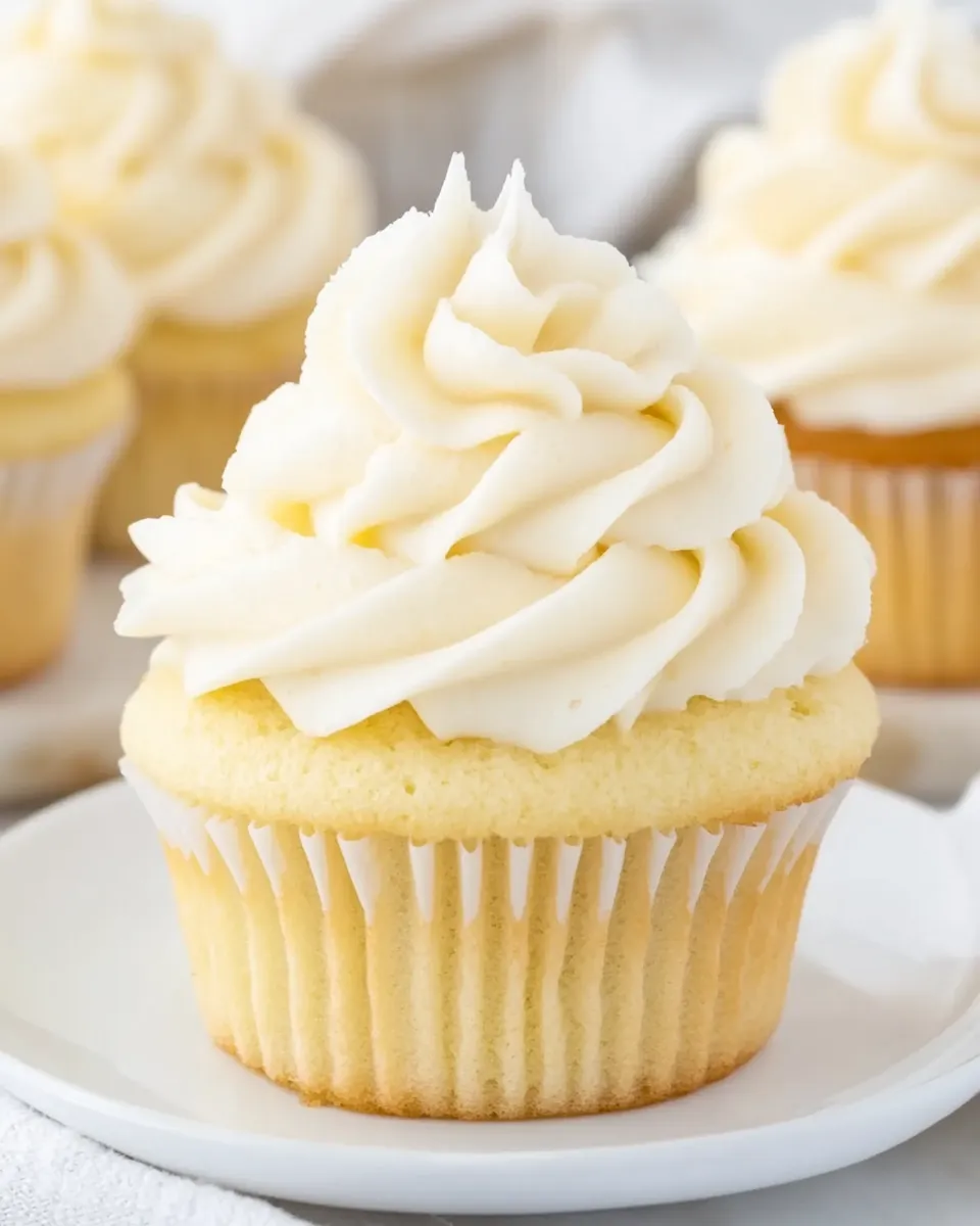 Easy Classic Vanilla Cupcakes image