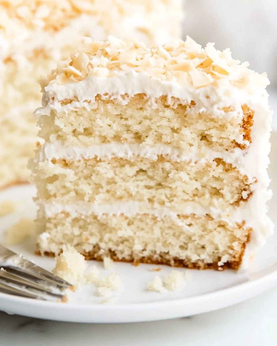Delicious Coconut Cake Recipe recipe photo