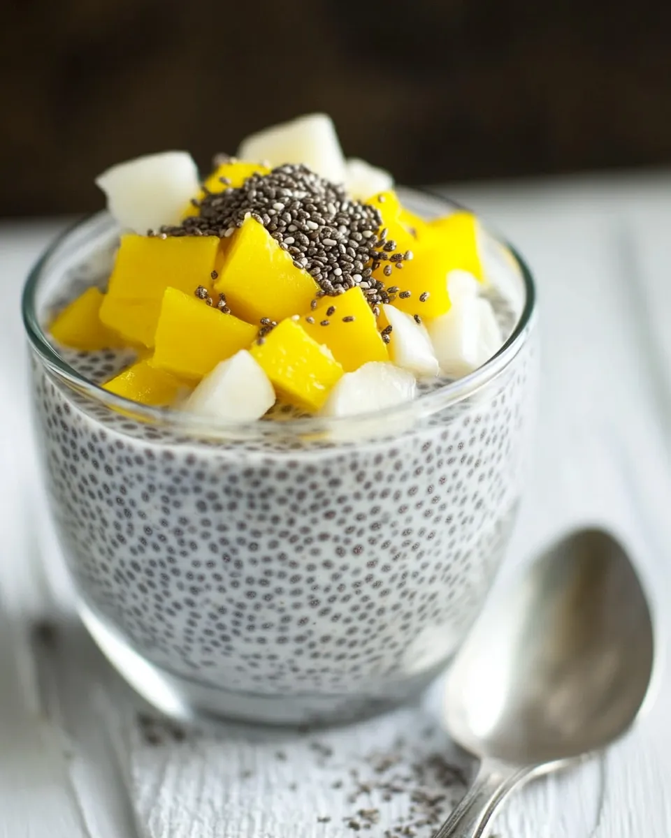 Homemade Coconut Chia Seed Pudding photo