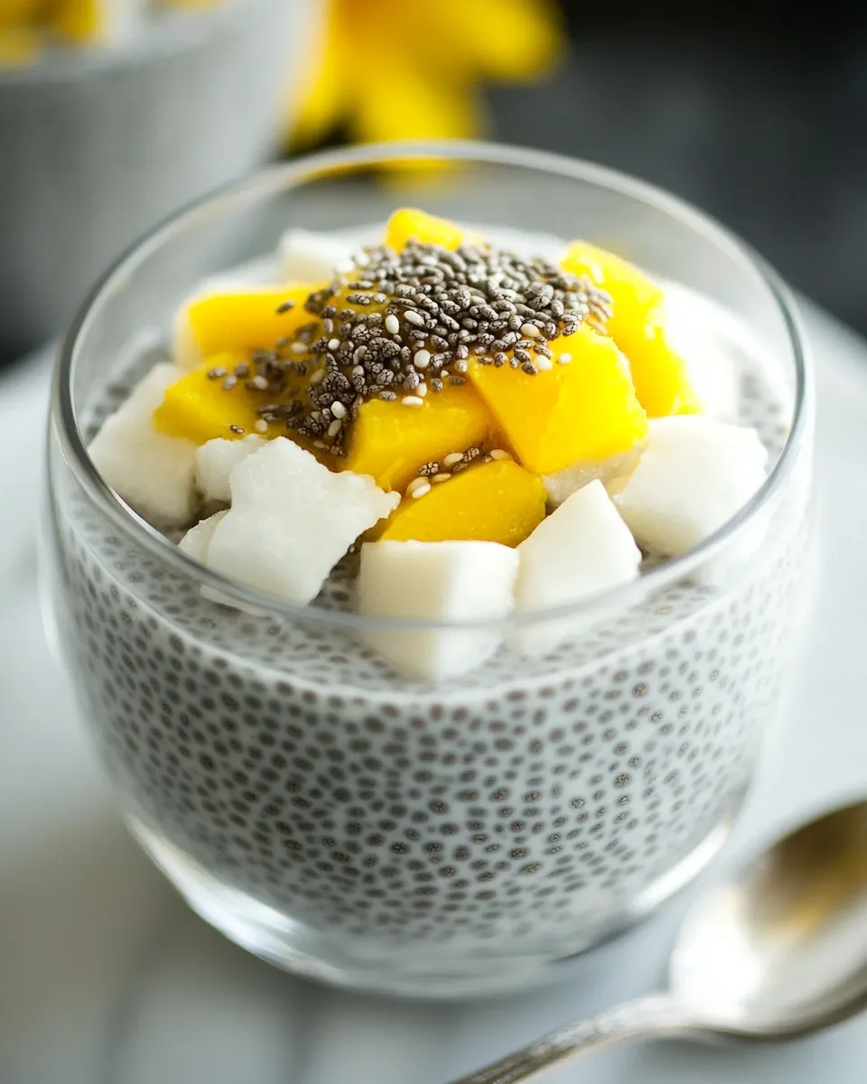 Delicious Coconut Chia Seed Pudding image
