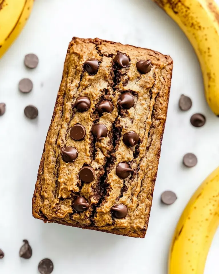 Homemade Coconut Flour Chocolate Chip Banana Bread photo