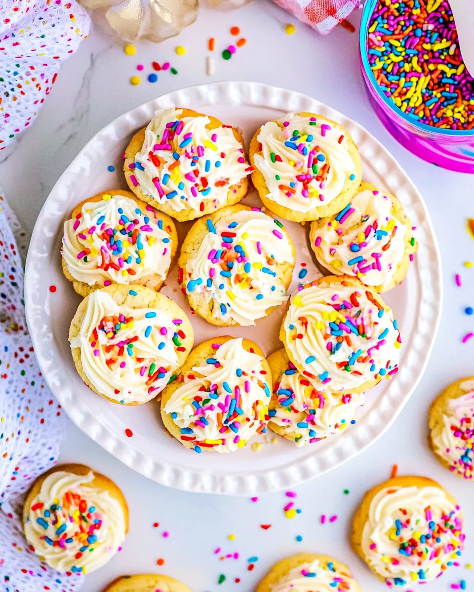 Classic Confetti Cake Cookies image