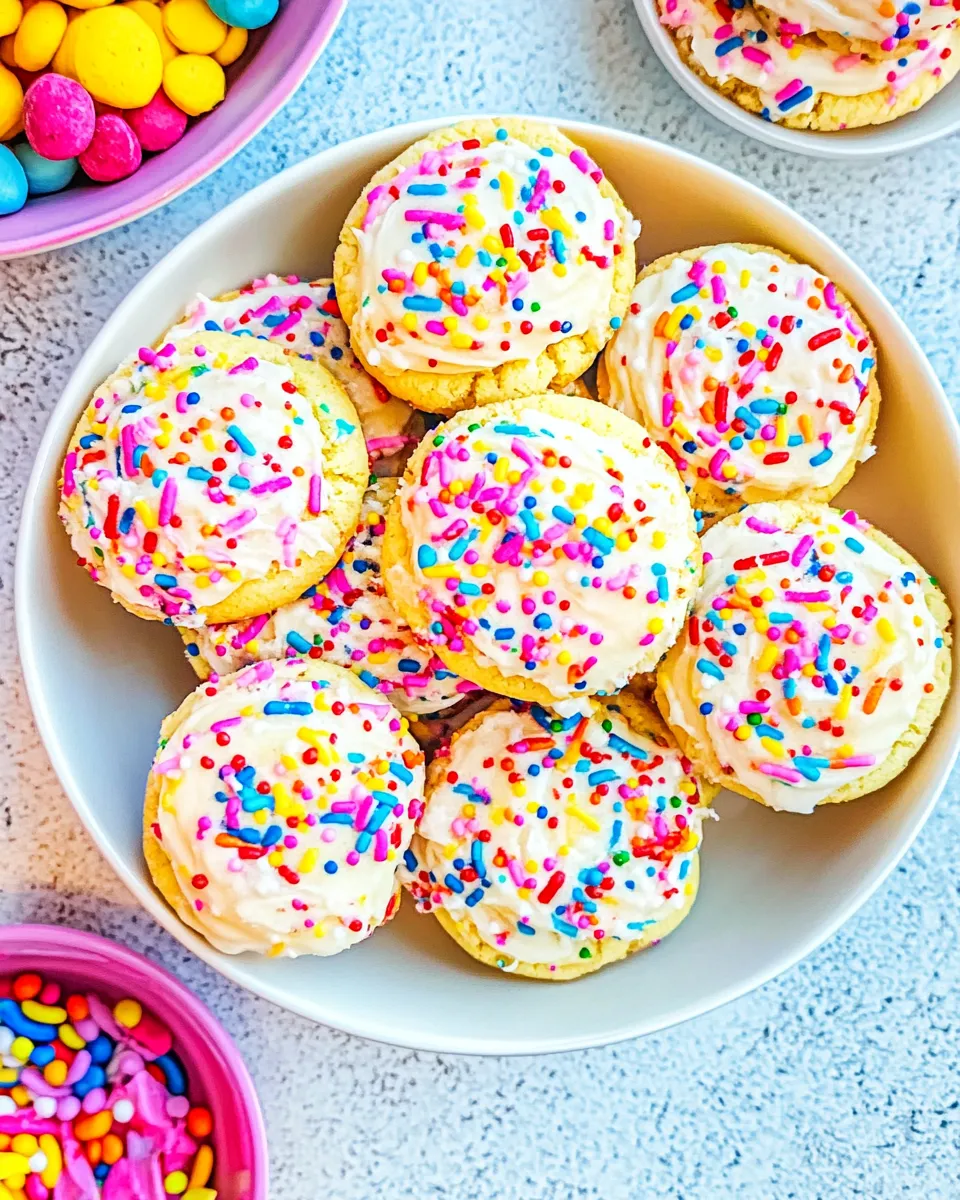 Easy Confetti Cake Cookies recipe photo
