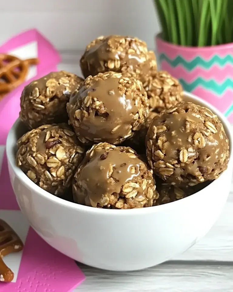 Easy Cookie Butter Pretzel Granola Bites photo