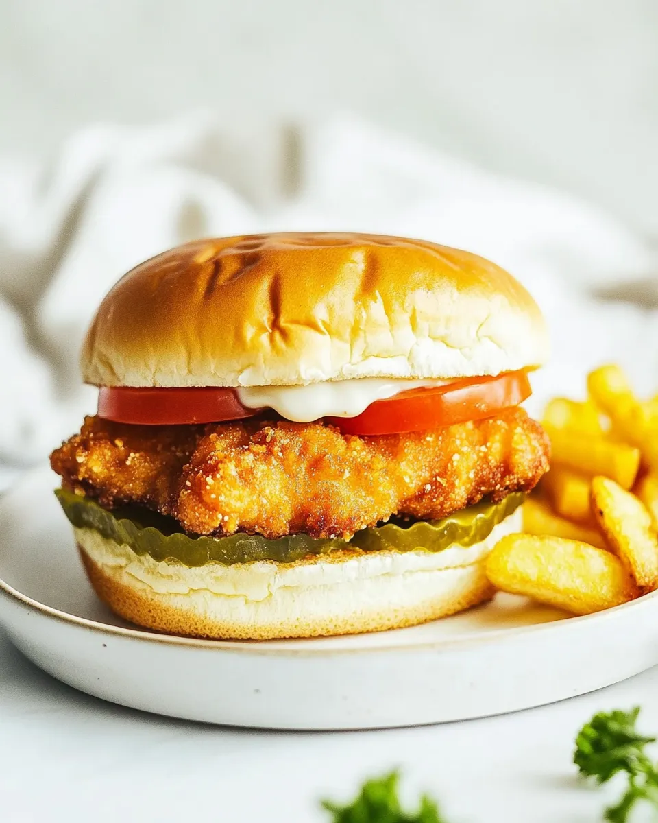 Easy Copycat Chick-fil-A Sandwich recipe photo