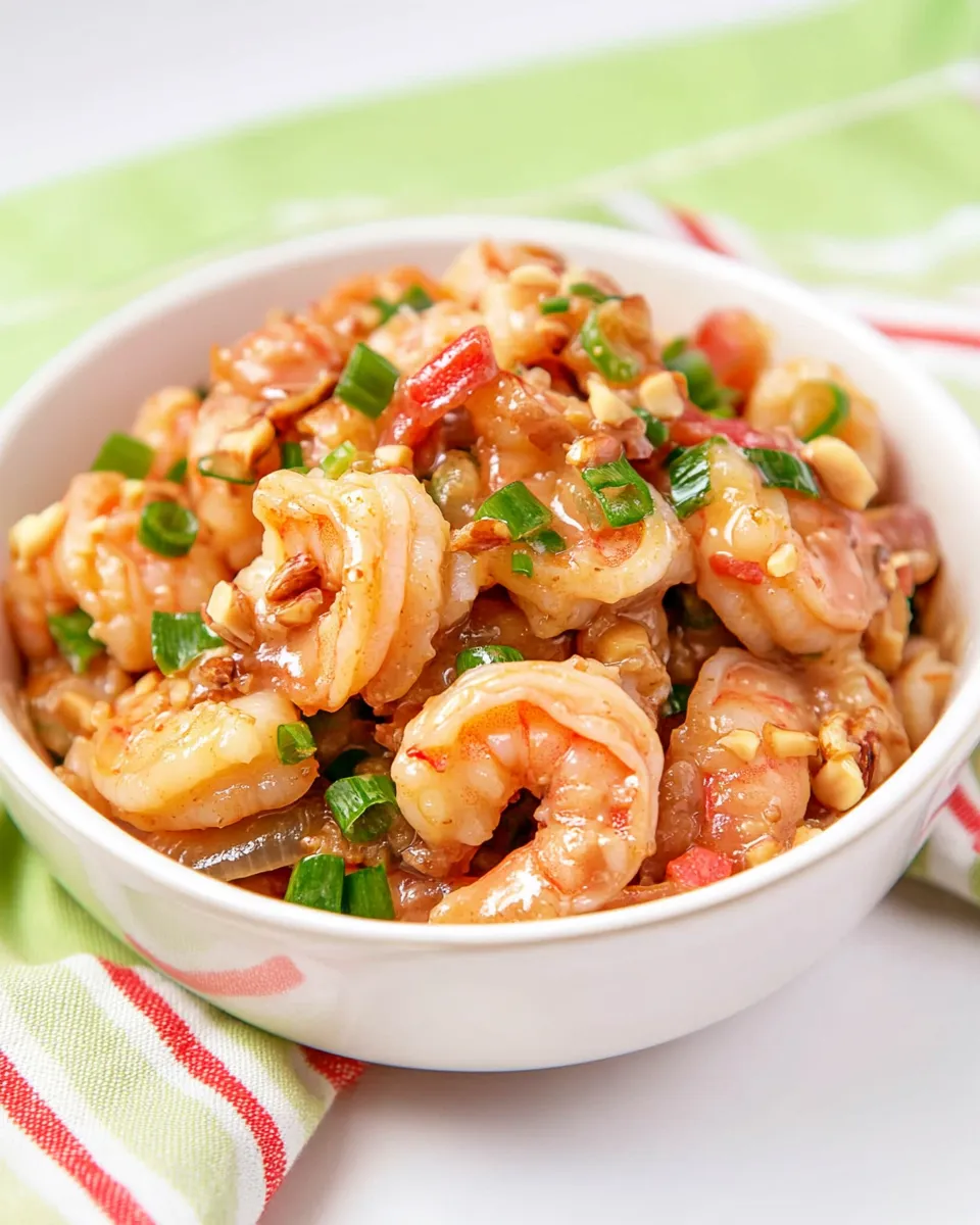 Quick Copycat Panda Express Honey Walnut Shrimp dish photo