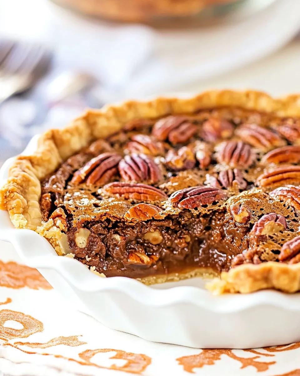 Classic Cracker Barrel Chocolate Pecan Pie: A Decadent Dessert for All Seasons image