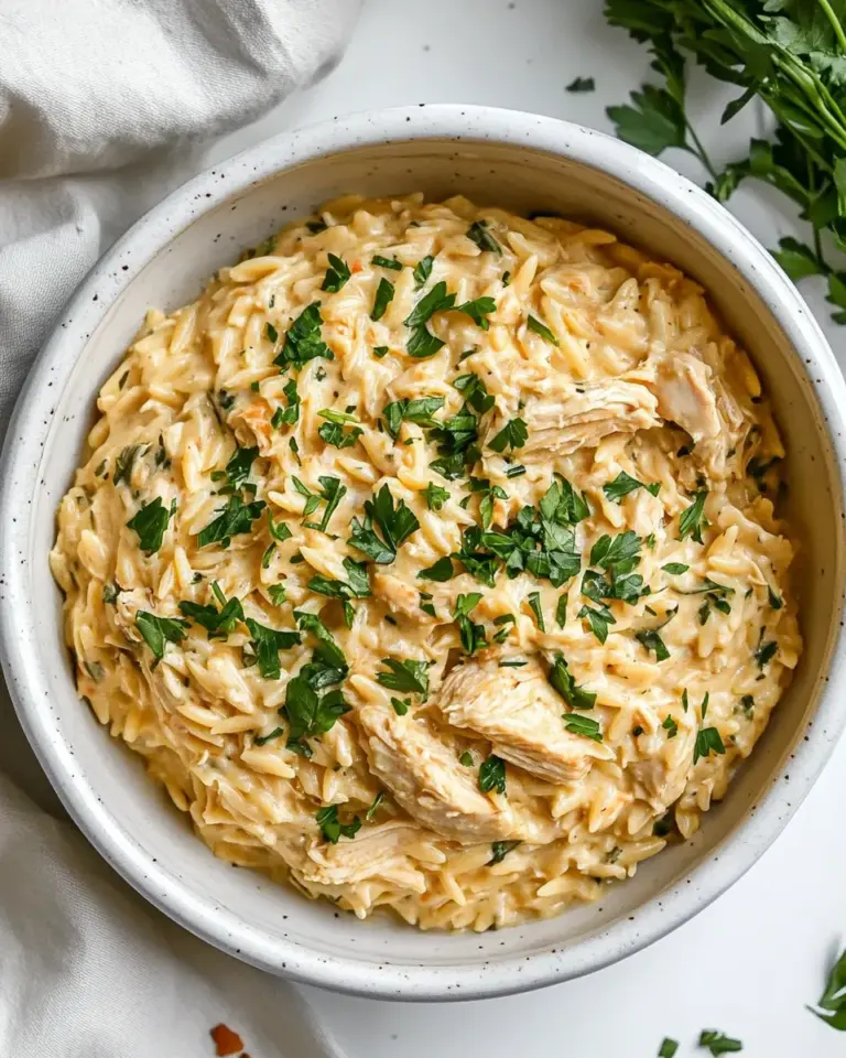 Homemade Creamy Chicken Orzo photo