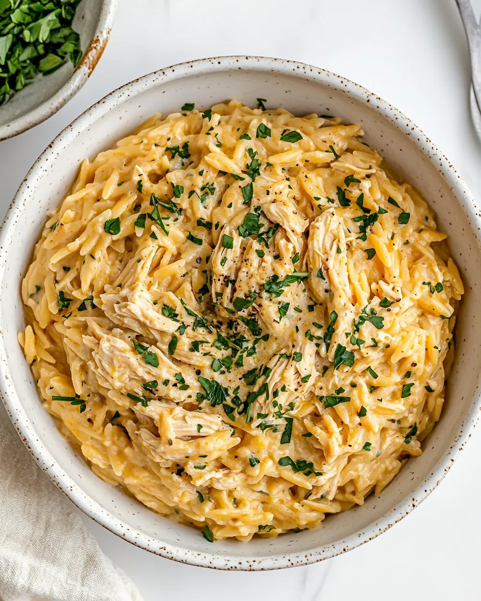 Classic Creamy Chicken Orzo image