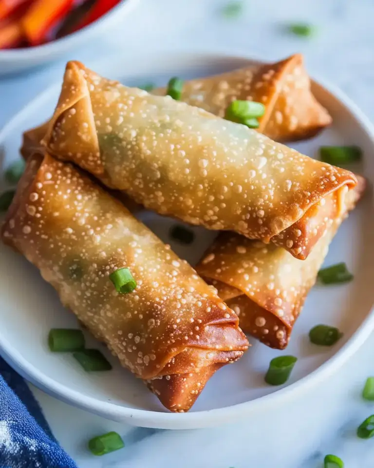 Homemade Crispy Chicken Egg Rolls Recipe photo