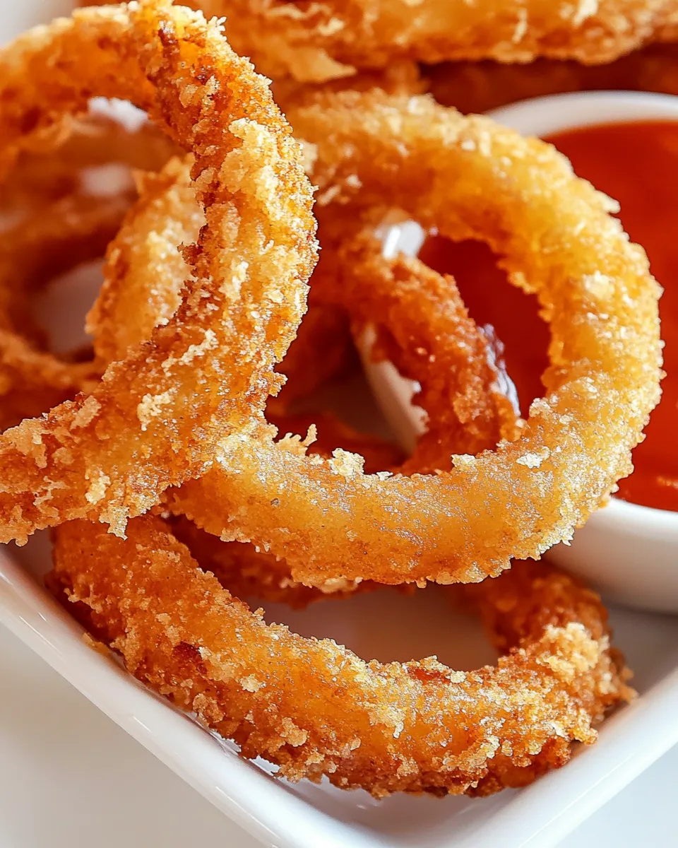 Homemade Crispy Onion Rings Recipe photo