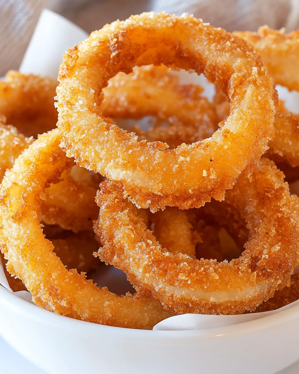 Delicious Crispy Onion Rings Recipe dish photo