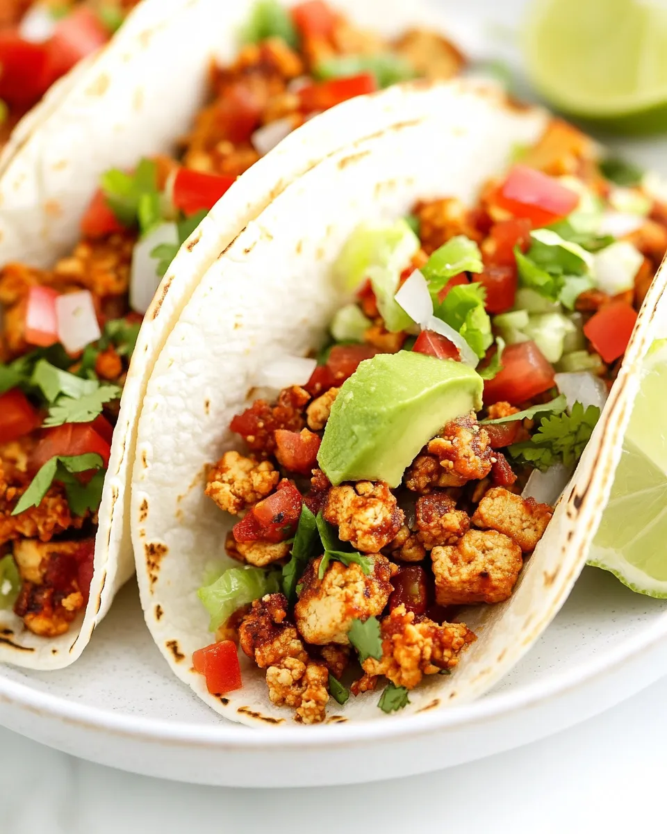 Quick Crispy Tofu Tacos recipe photo