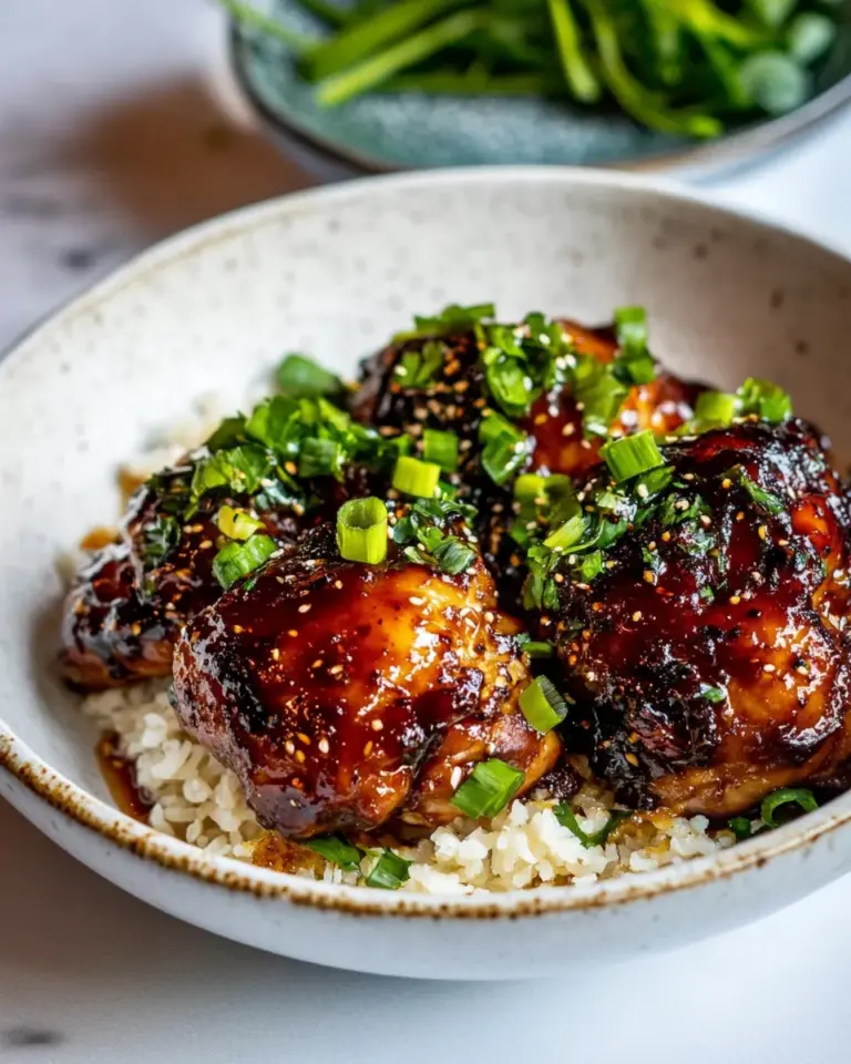 Quick Crockpot Honey Garlic Chicken. shot