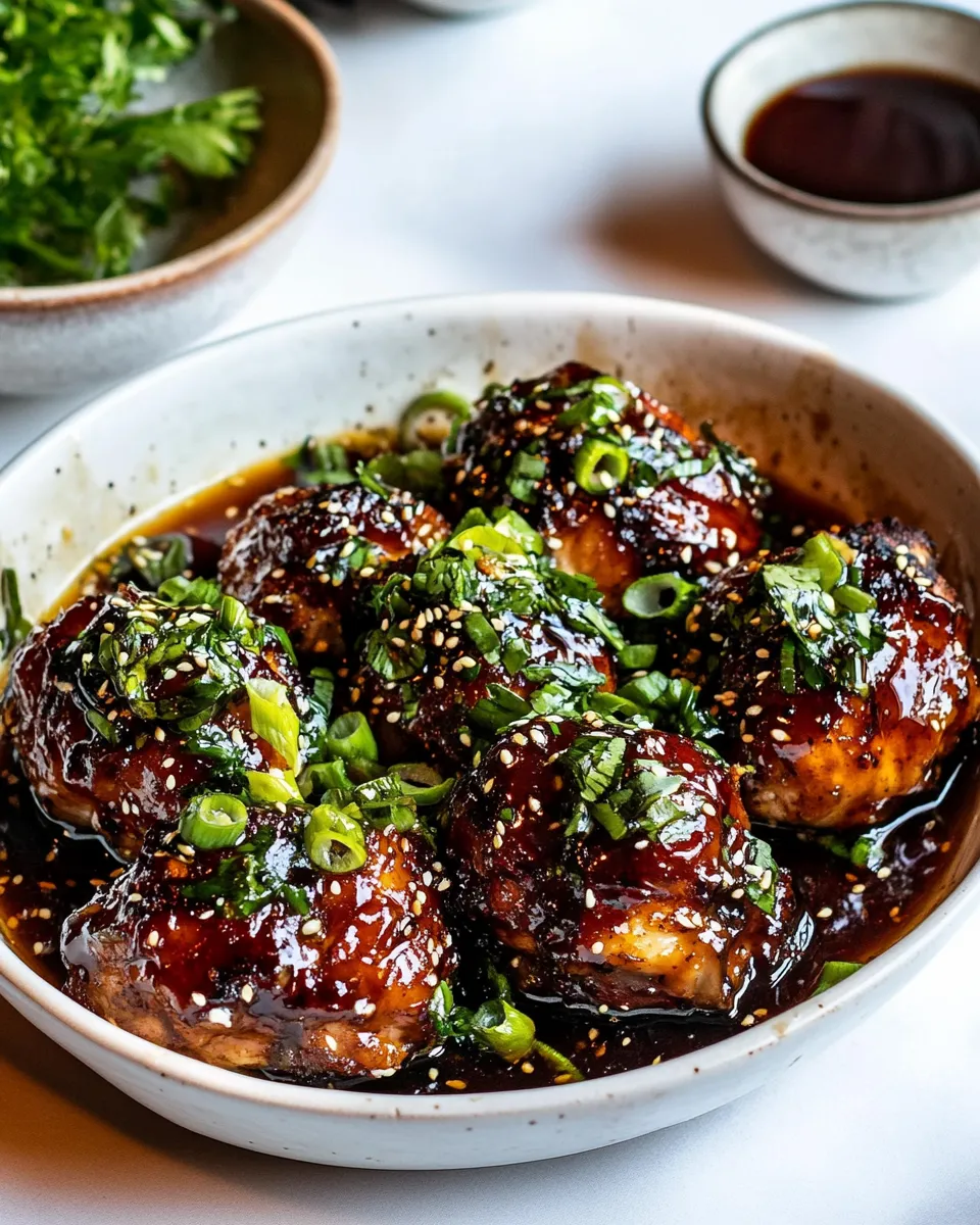 Sweet Crockpot Honey Garlic Chicken. image