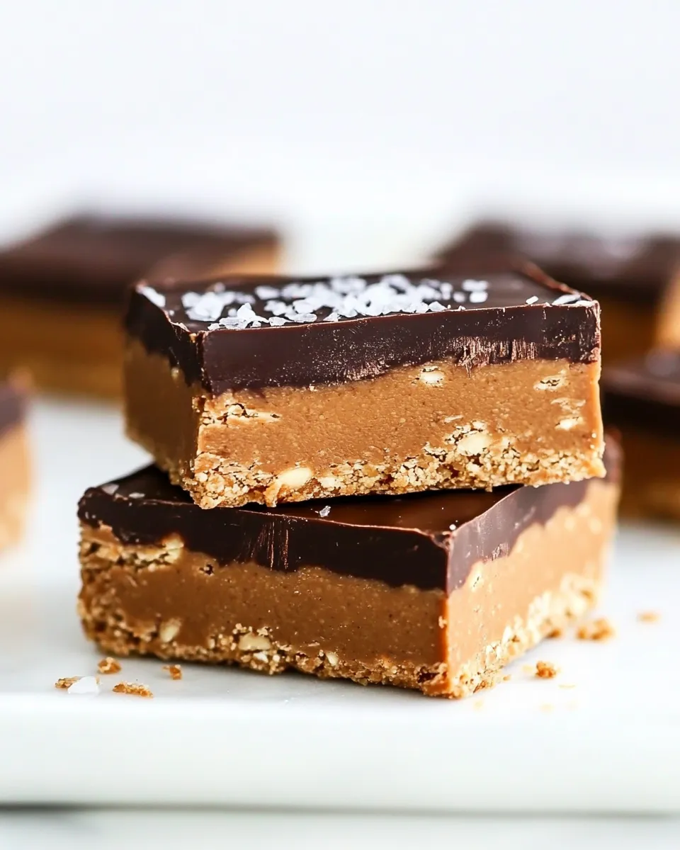 Easy Dark Chocolate Almond Butter Bars photo