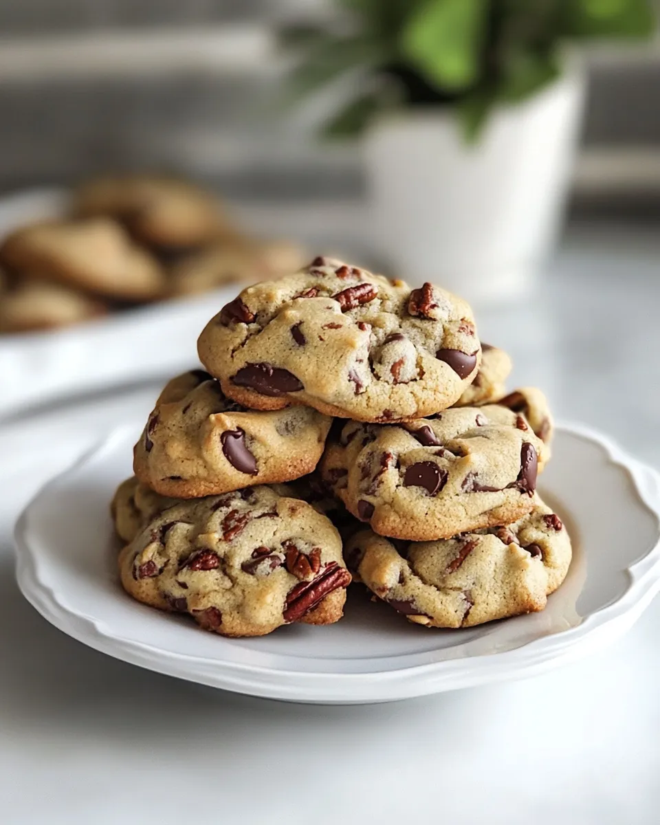 Classic Dark Chocolate Chip Pecan Cookies image