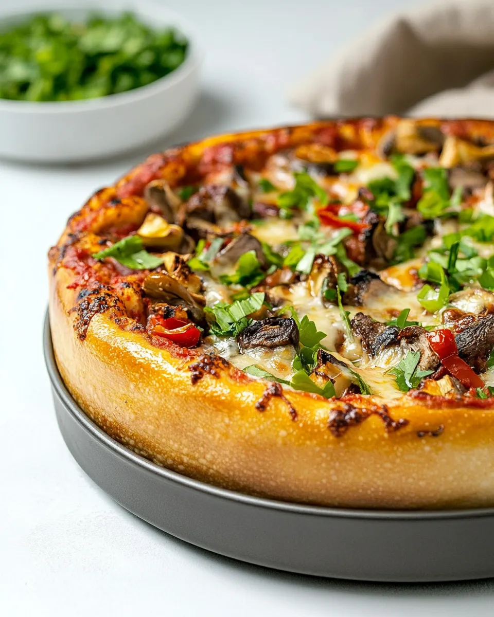 Easy Deep Dish Pizza recipe photo