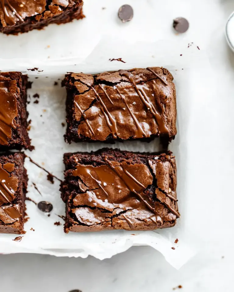 Homemade Double Chocolate White Bean Brownies photo