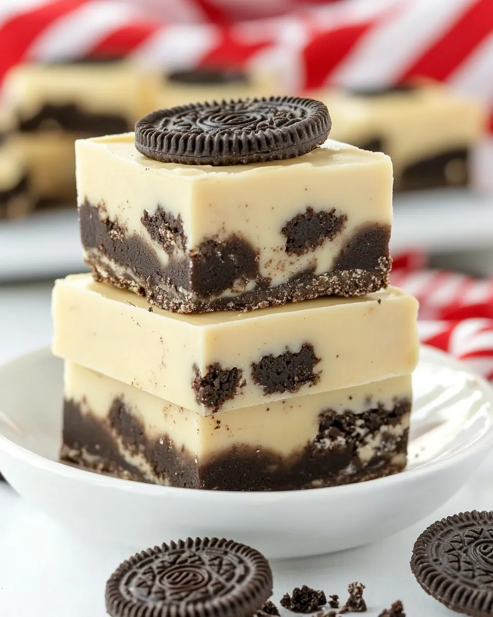 Classic Double Decker Oreo Fudge image