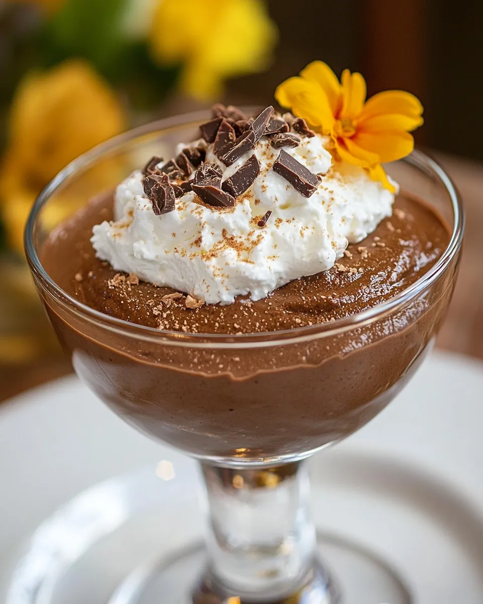 Homemade Dulce de Leche Chocolate Mousse photo