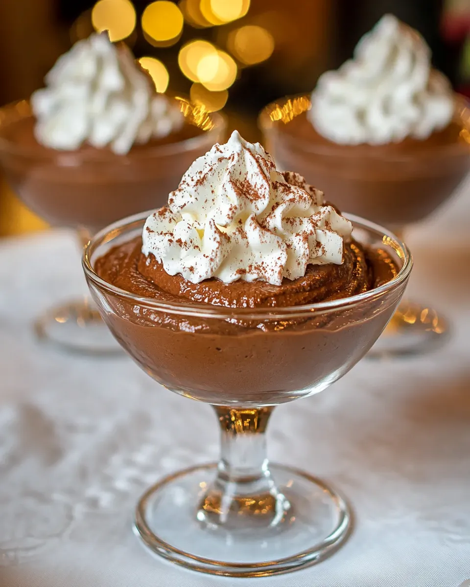 Delicious Dulce de Leche Chocolate Mousse shot