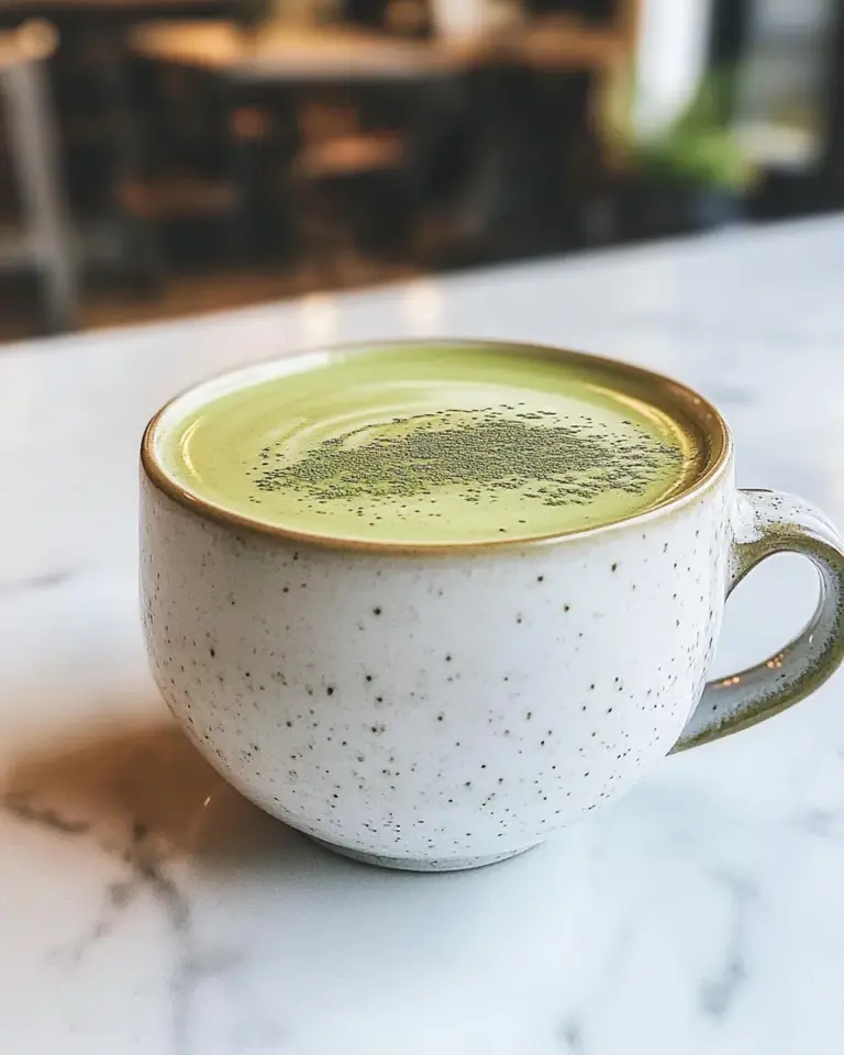 Homemade Earl Grey Matcha Latte photo