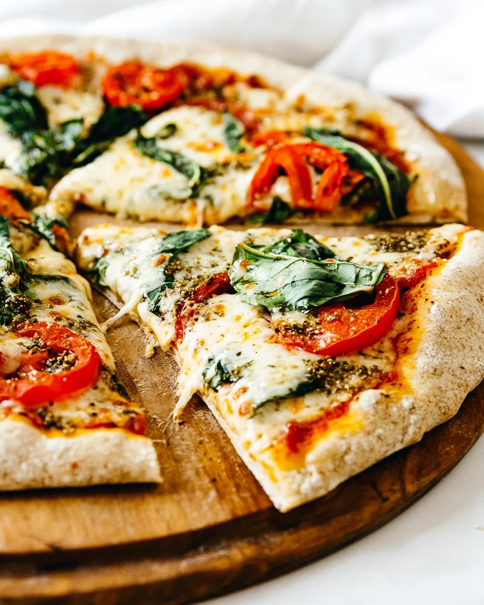 Delicious Easiest Whole Wheat Pizza Dough shot