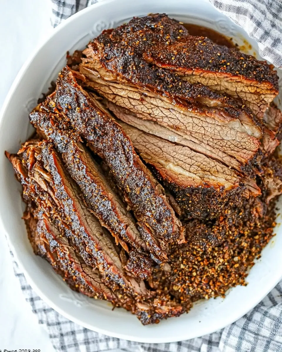 Classic Easy 5-Ingredient Brisket Recipe (Grill and Oven Method) image