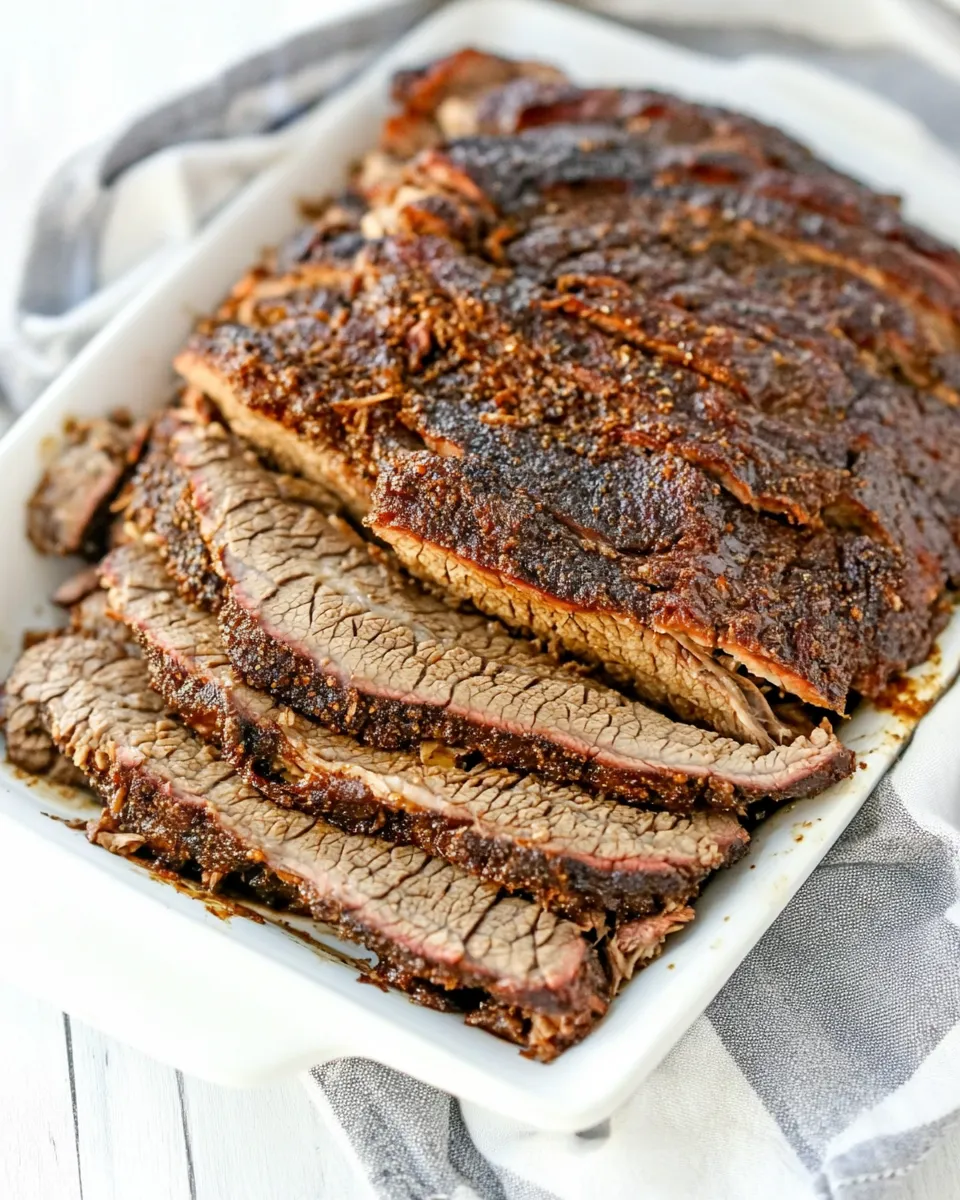 Quick Easy 5-Ingredient Brisket Recipe (Grill and Oven Method) recipe photo