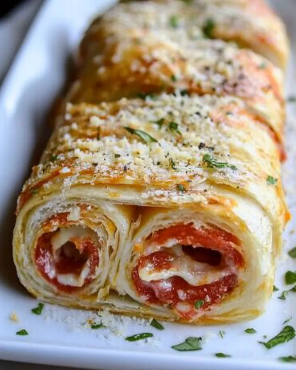 Quick Easy And Cheesy Pepperoni Stromboli Recipe recipe photo