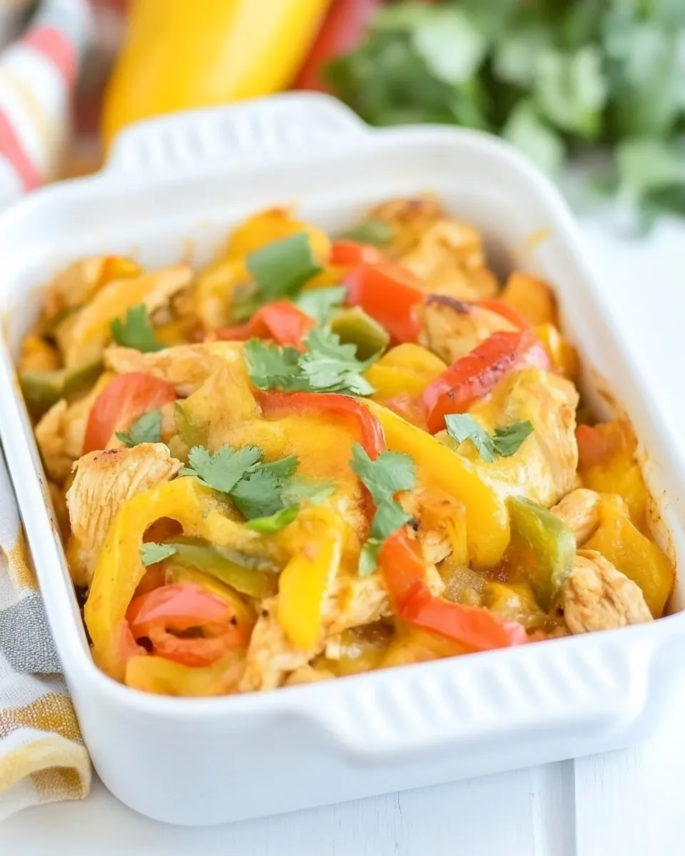 Delicious Easy Baked Chicken Fajitas dish photo