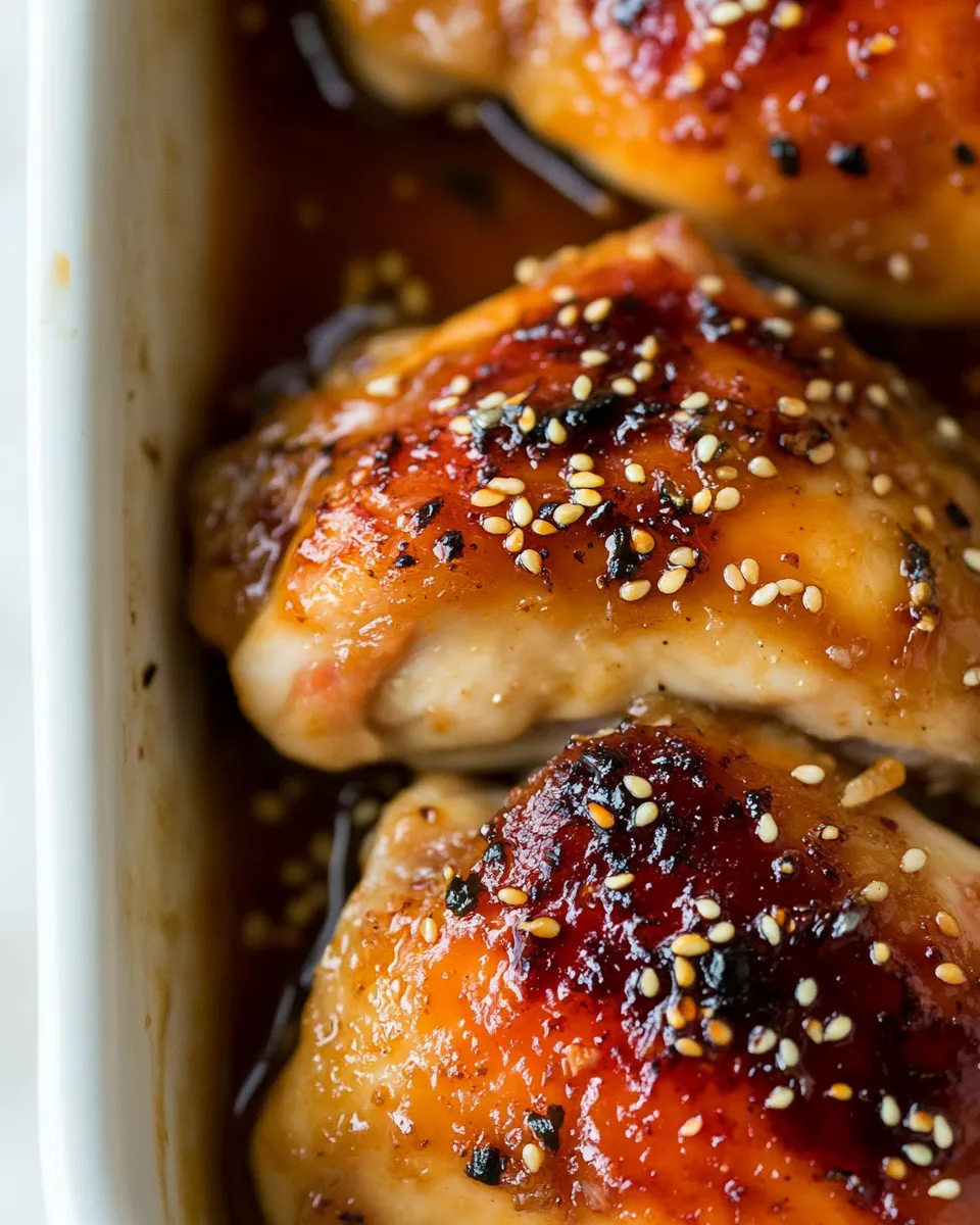 Homemade Easy Baked Honey Garlic Chicken photo