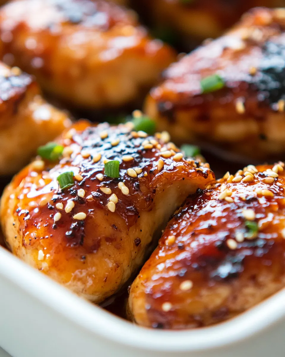 Quick Easy Baked Honey Garlic Chicken recipe photo