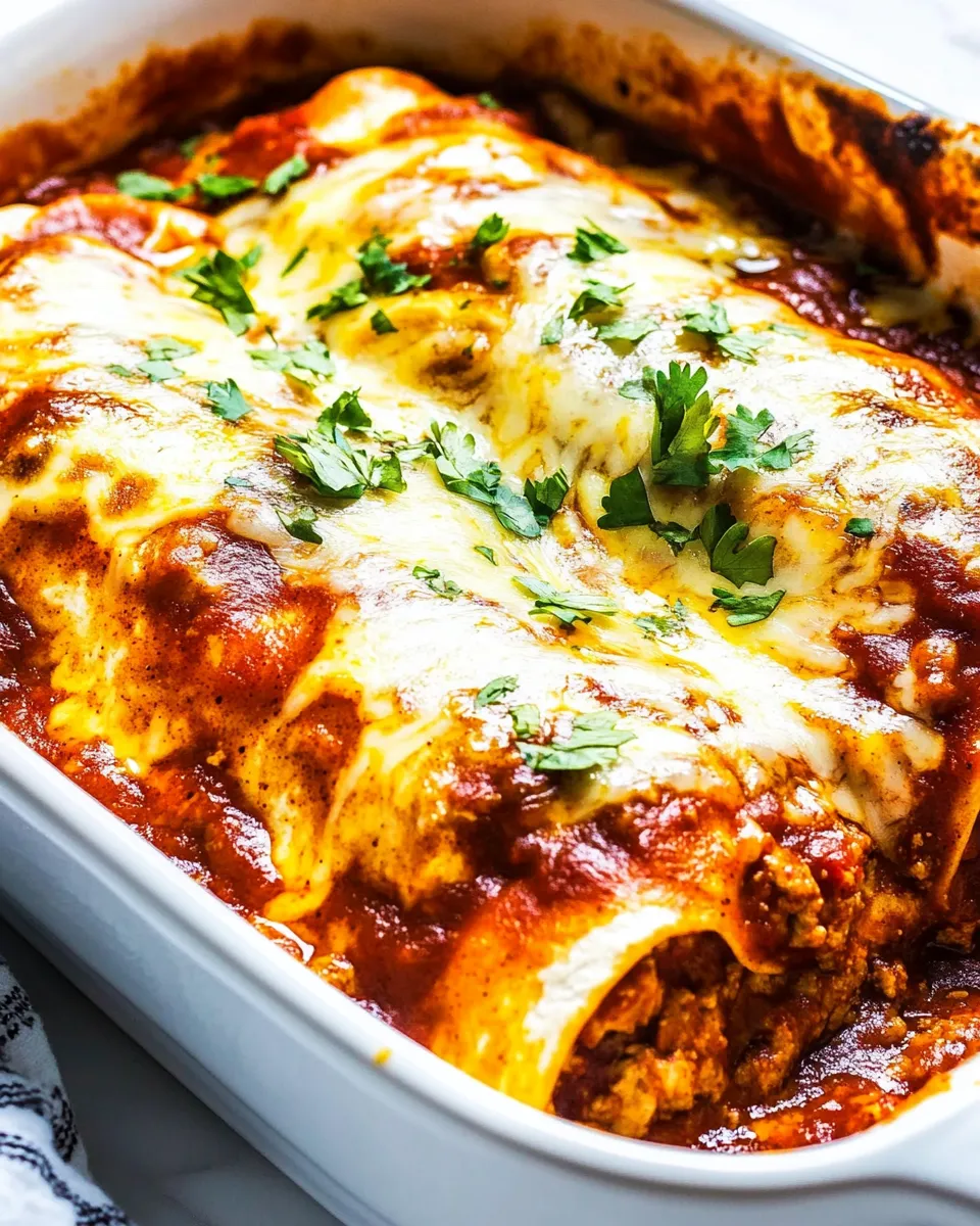 Homemade Easy Beef Enchiladas recipe photo