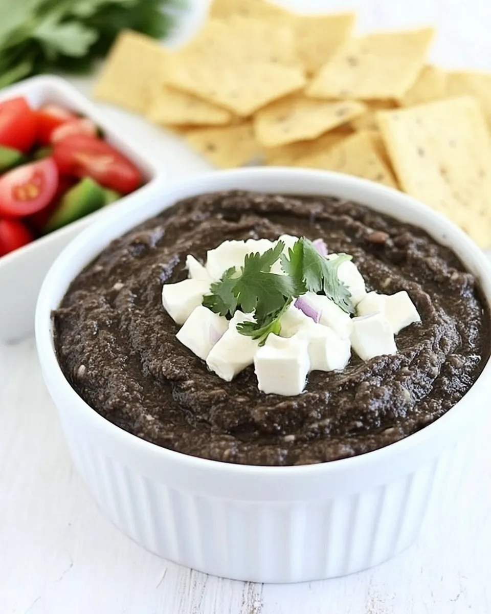 Homemade Easy Black Bean Dip photo