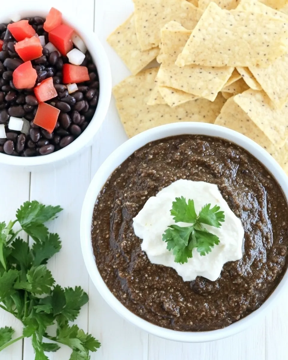Classic Easy Black Bean Dip image