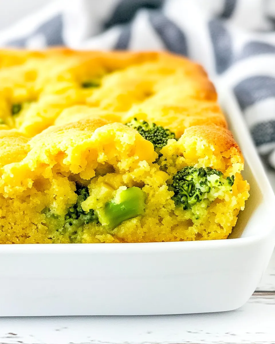 Delicious Easy Broccoli Cornbread dish photo