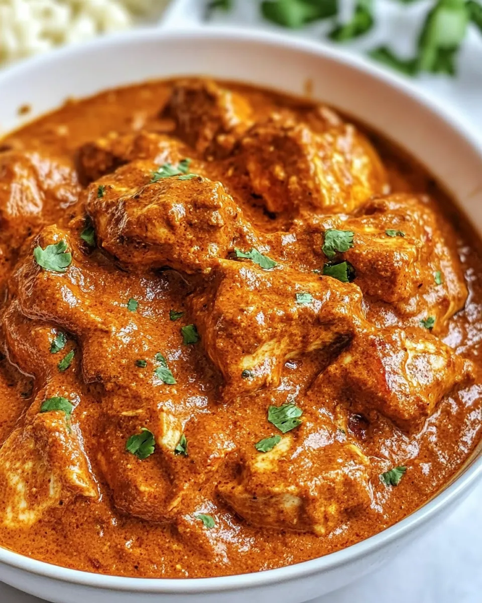Quick Easy Chicken Tikka Masala shot
