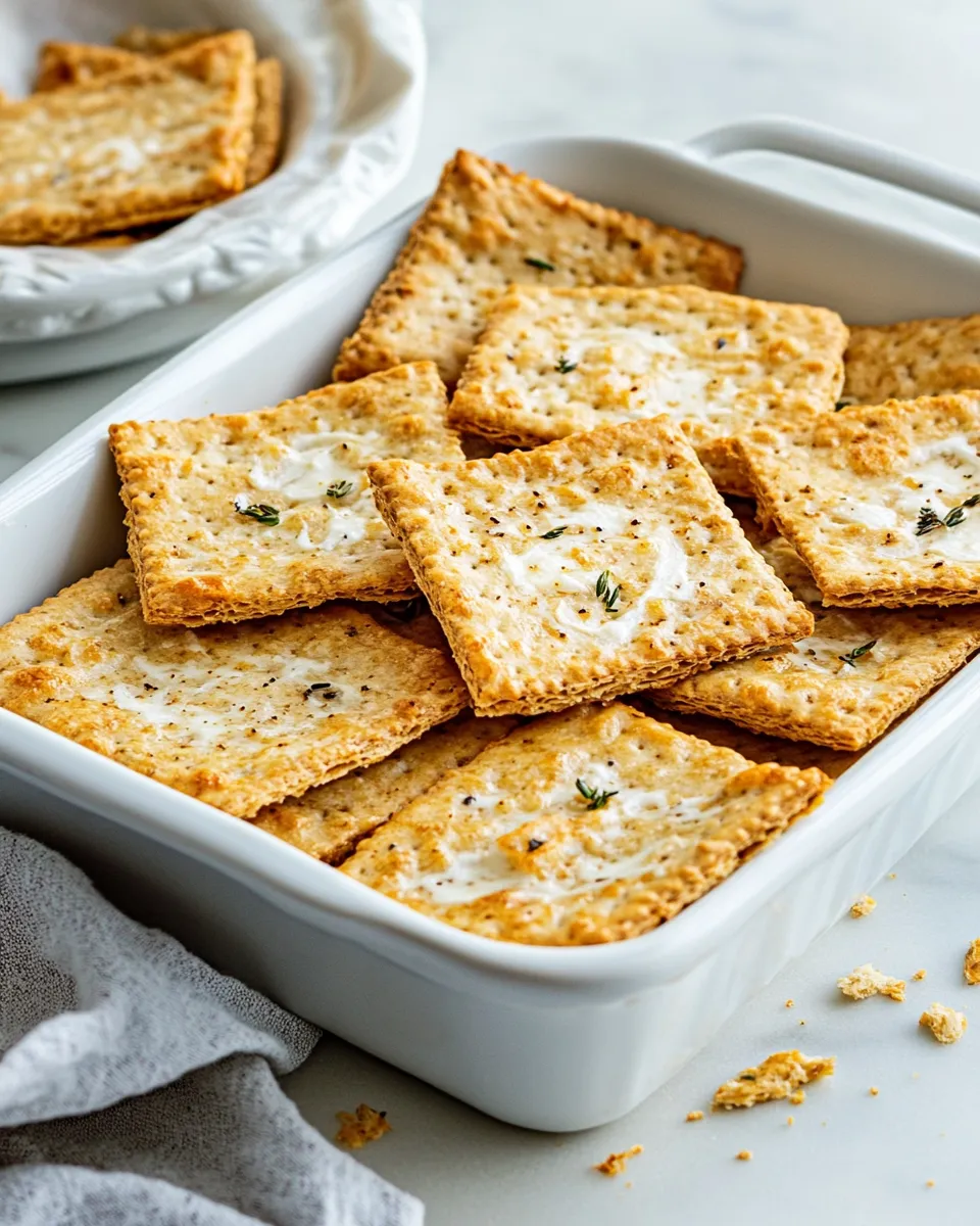 Classic Easy Homemade Crackers Recipe (Better Than Store-Bought) image