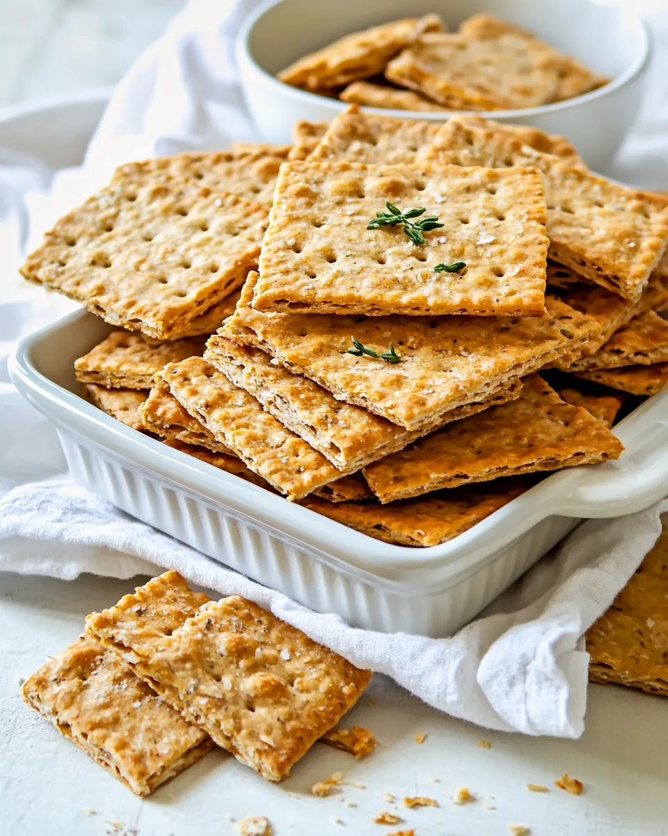 Delicious Easy Homemade Crackers Recipe (Better Than Store-Bought) shot
