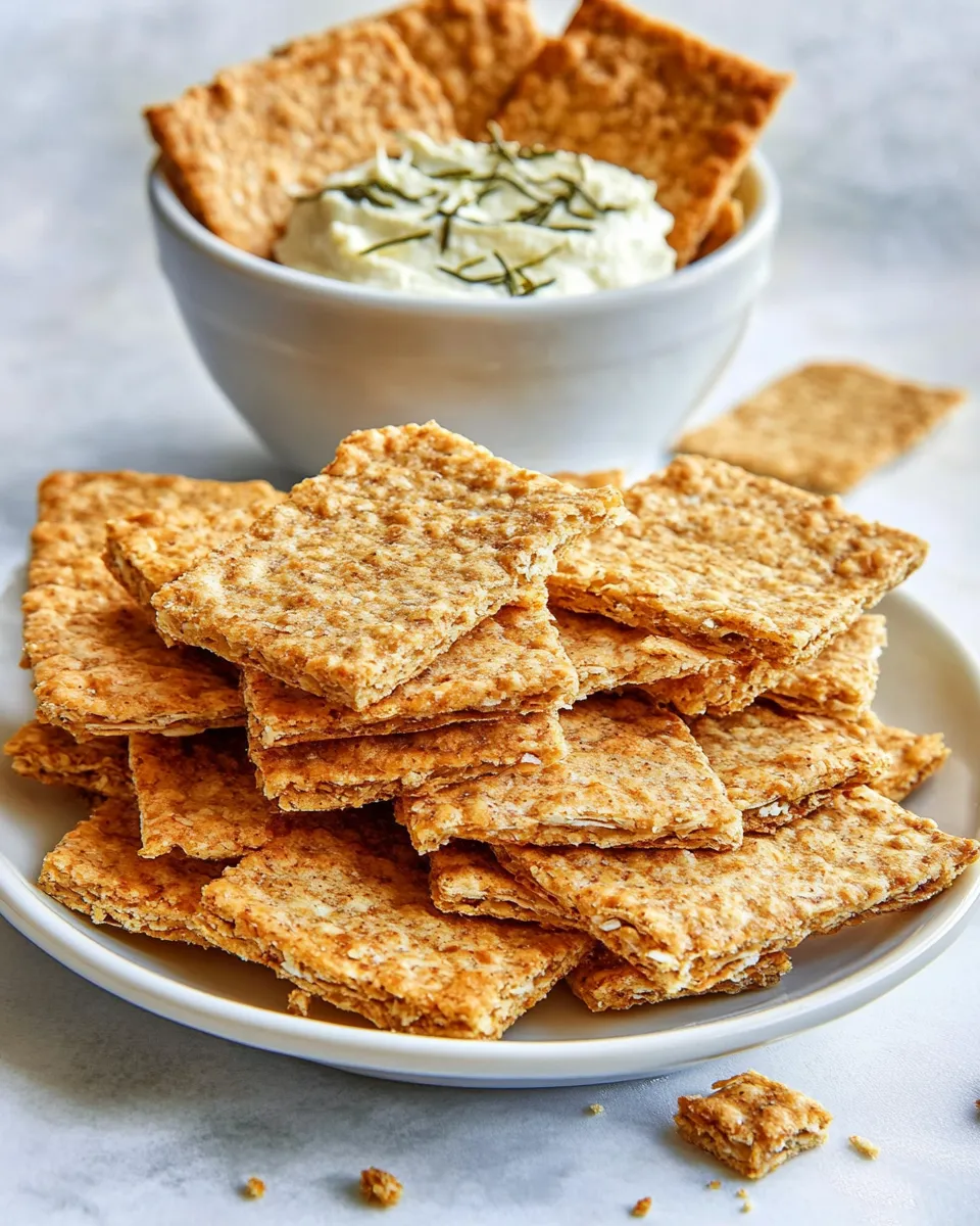 Quick Easy Homemade Crackers Recipe (Better Than Store-Bought) recipe image