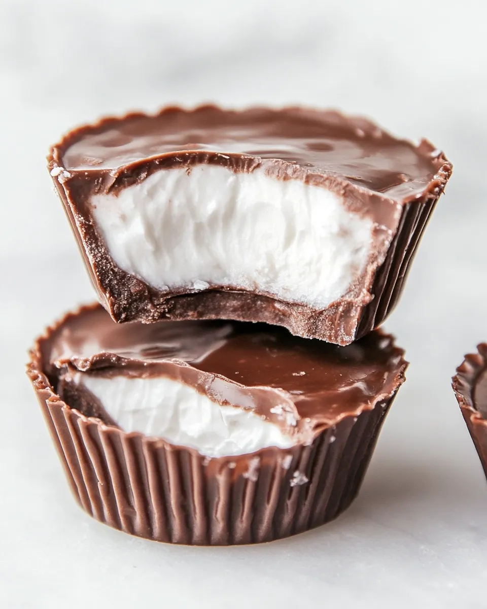 Sweet Easy Homemade Mallo Cups. photo